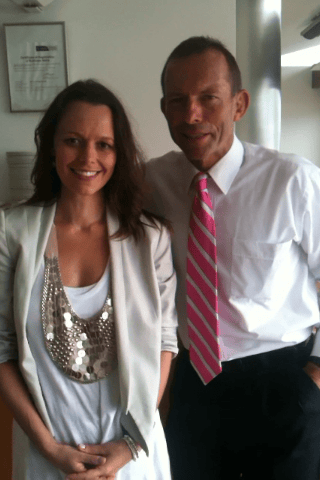 My breakfast meeting with Tony Abbott back in 2009. He has refused to meet with me since.