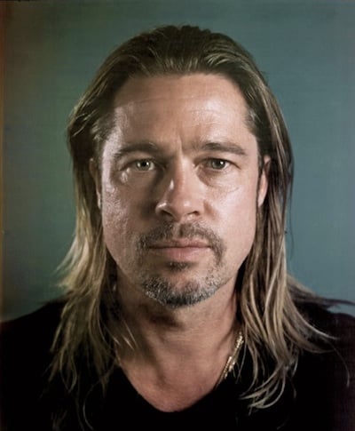 Brad Pitt brad pitt Hollywood stars without makeup. Beautiful.