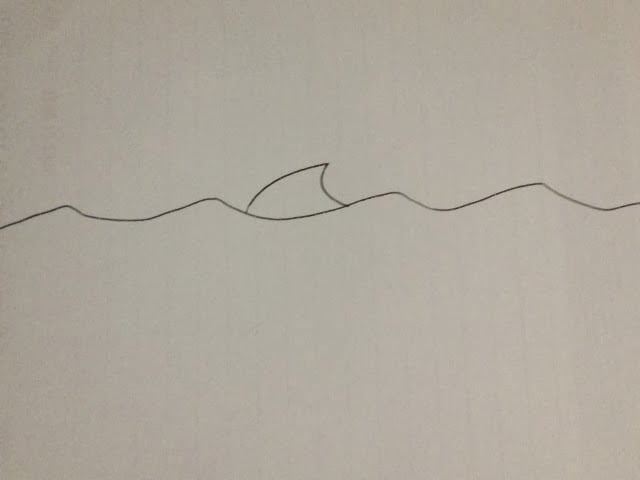 Shark swimming culling sharks