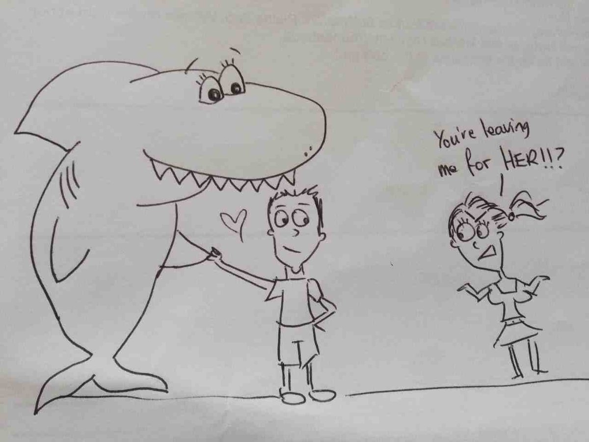 Shark with Husband culling sharks