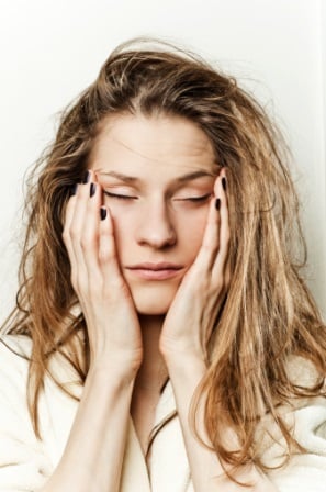woman tired