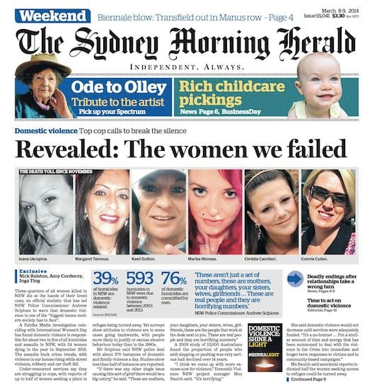 domestic violence article australia