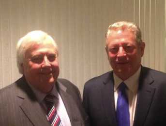 Clive Palmer and Al Gore