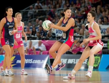 Madi during a Vixens v Thunderbirds game. Photo: Grant Treeby