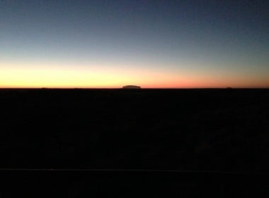 Uluru at night