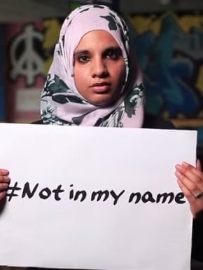 not in my name.
