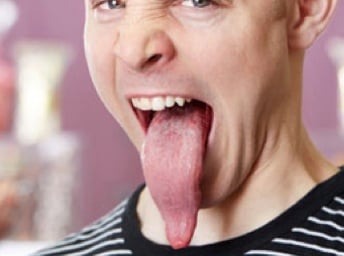 Meet the guy with the longest tongue in the world.