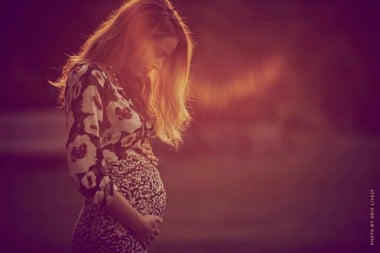 Blake Lively, pregnant. Image via Preserve