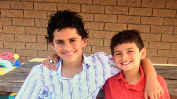 Vicky's two sons. (Source: supplied).