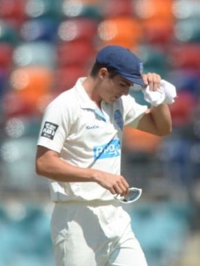 Returning ... New South Wales bowler Sean Abbott. (Image via AAP: Lukas Coch, file photo)