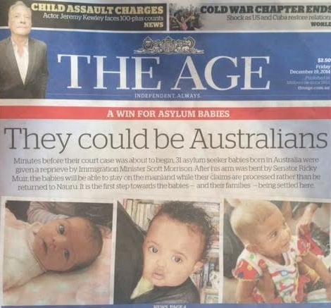 asylum seeker babies