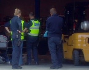 baby hit by a forklift