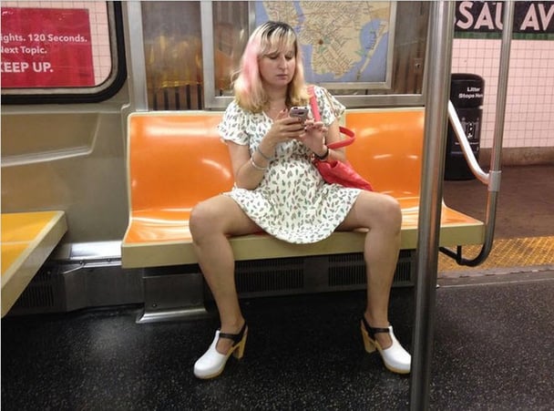 man spreading