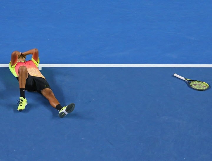 nick kyrgios at the australian open