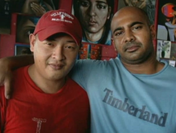 Andrew Chan and Myuran Sukumaran at Kerobokan prison.