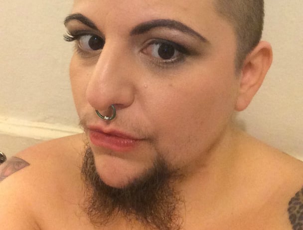 bearded lady unwanted male attention