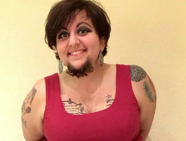 bearded lady unwanted male attention