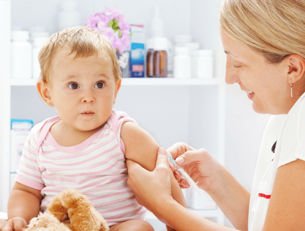 anti vaccination baby piv