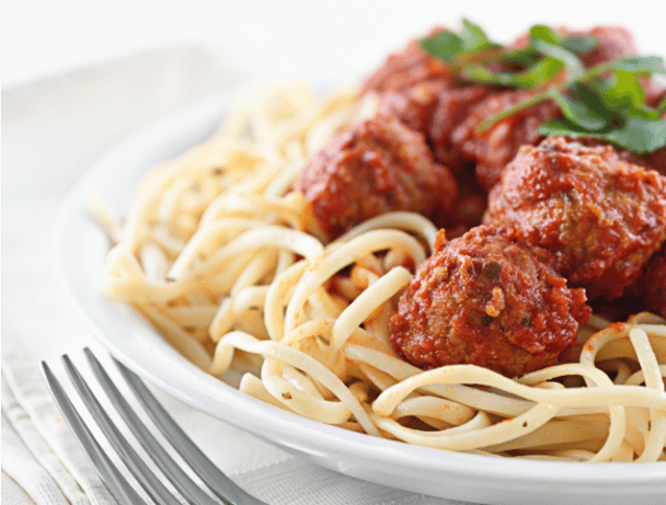 bowl of spaghetti