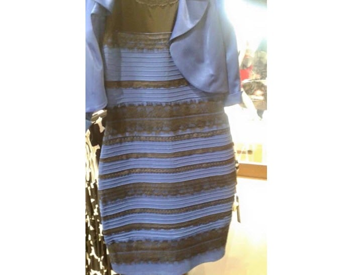 is this dress gold and white or blue and black