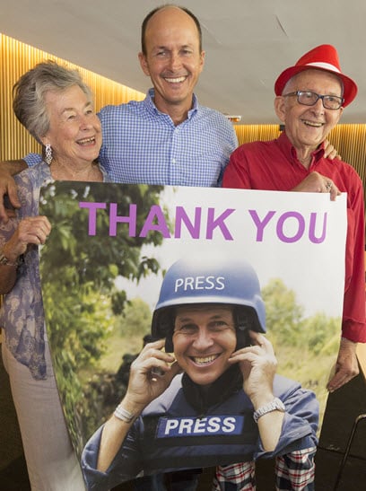 peter greste returns to australia