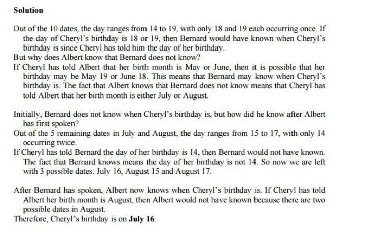 Answer logic test
