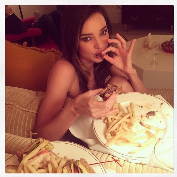 Miranda Kerr burger
