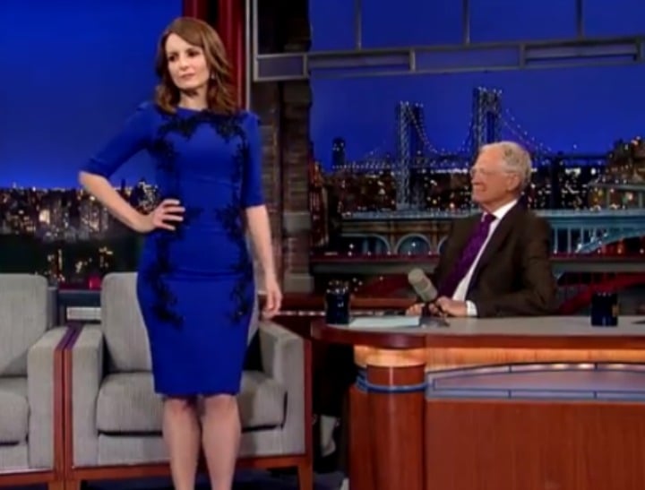 Tina Fey Strips On Letterman Hilarity Ensues