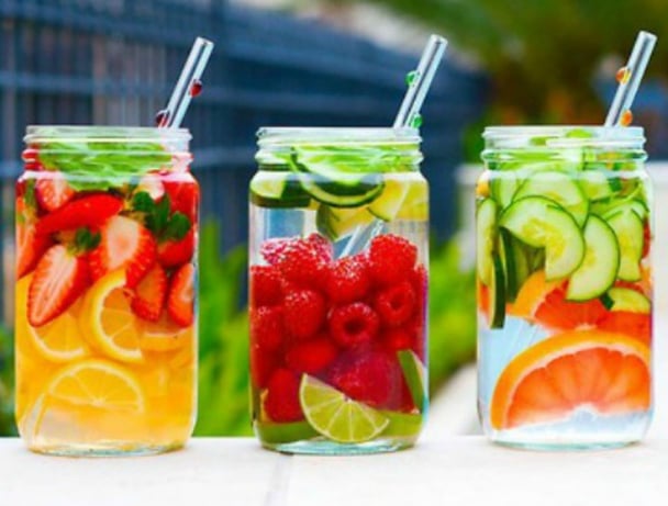 fruit infused water