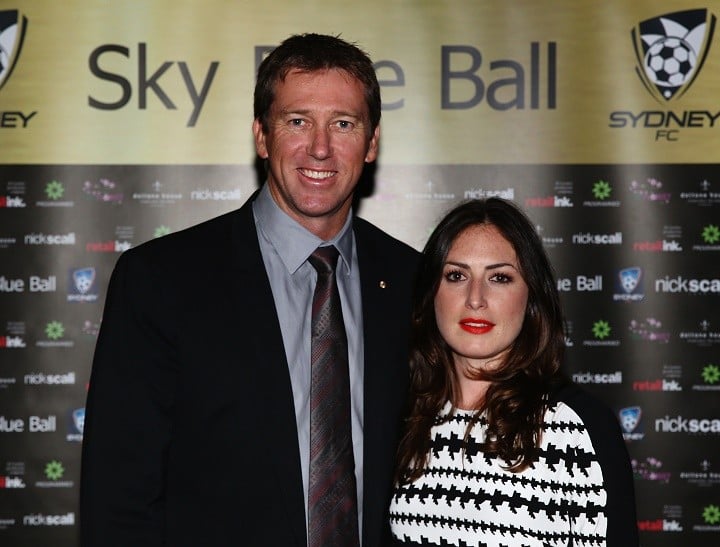 glenn mcgrath having a baby