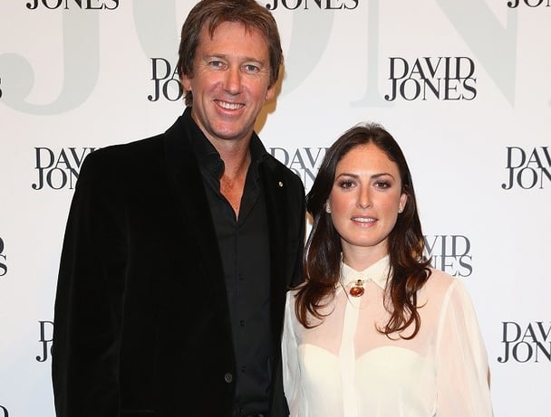 glenn mcgrath having a baby