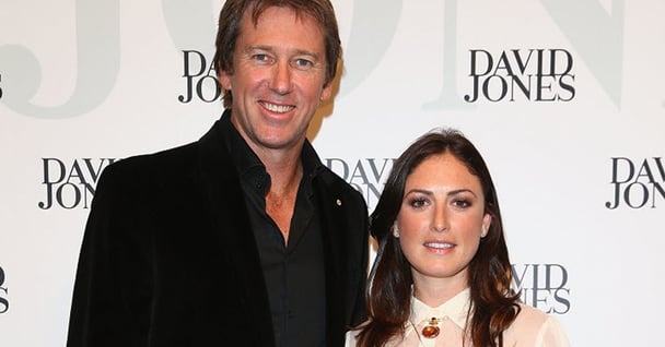 glenn mcgrath having a baby