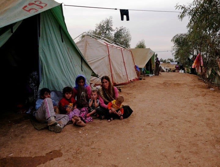 yazidi women camp