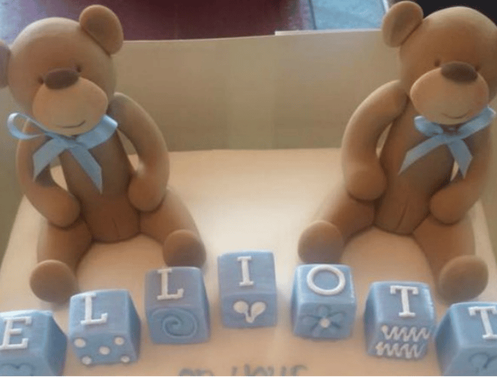 christening cake