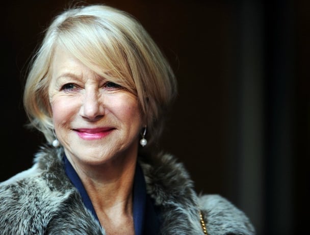 Helen Mirren arm around girlfriend comment