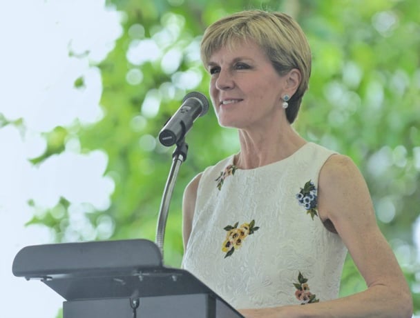 julie bishop koala diplomacy