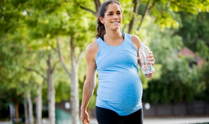 Pregnant Women Walking 32