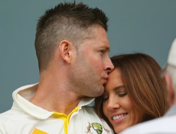 michael clarke baby