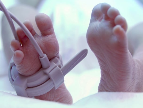 baby in wheelchair