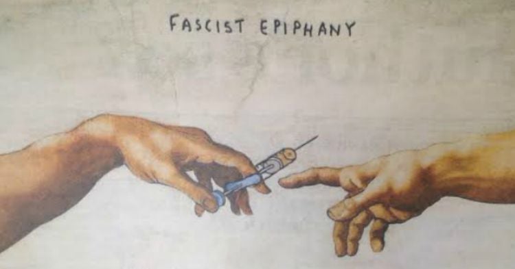 Michael Leunig newest anti vaccination cartoon.