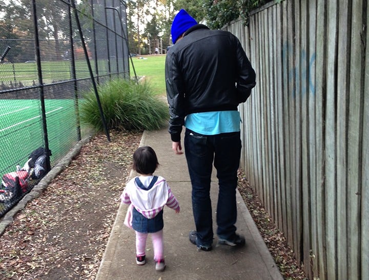 carla emmy walking dad 720x547