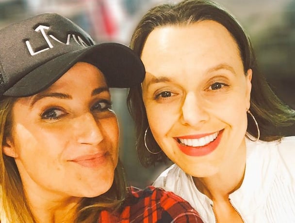Bianca Dye and Mia Freedman
