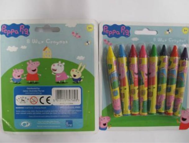 Peppa Pig 8 Wax Crayons