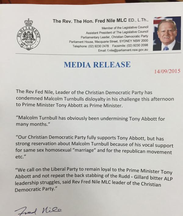 Fred Nile