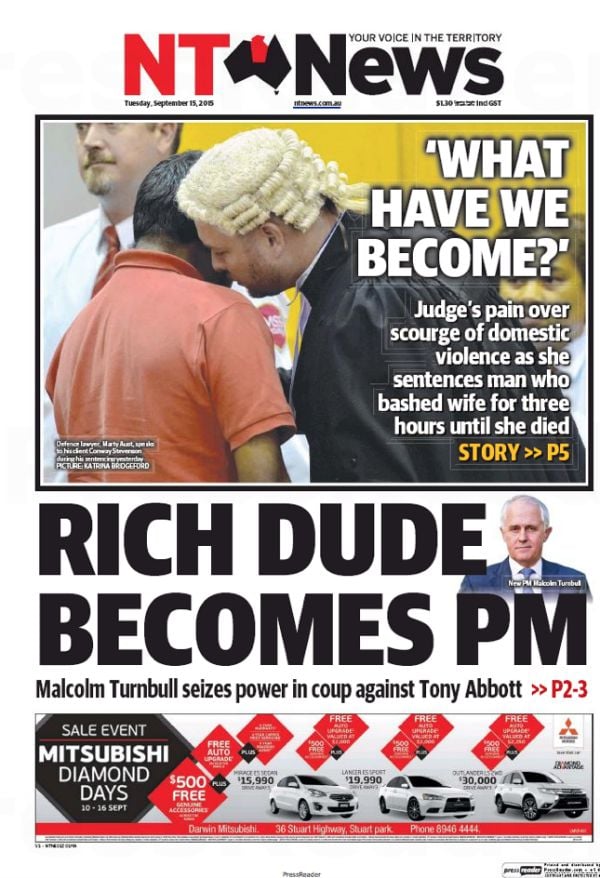 NT news fP PM