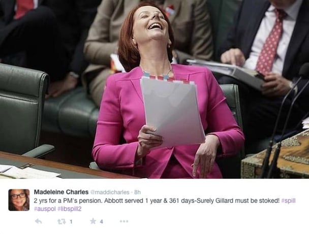 Gillard Abbott pension