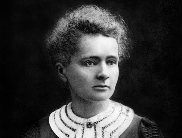 We wonder if Marie Curie was ever judged for being in her active wear? Image via Getty. 