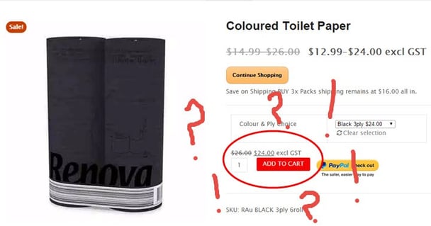 The Block toilet paper