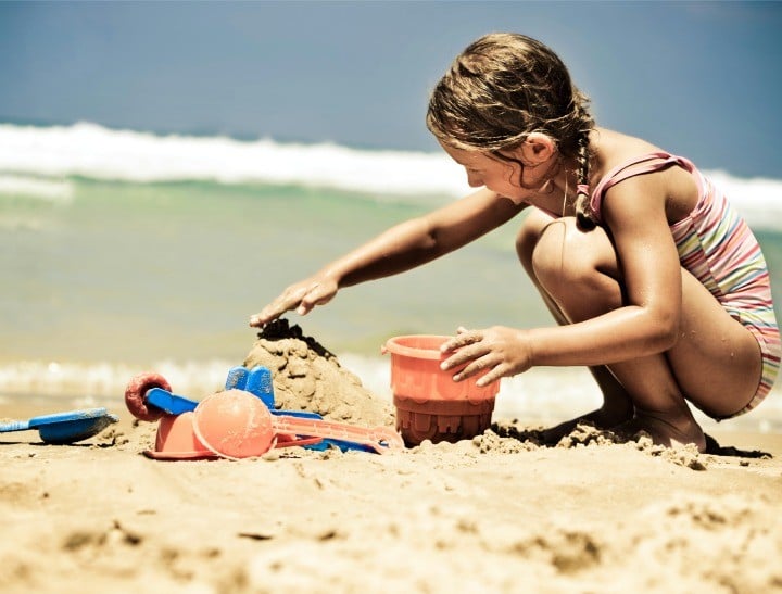 family day at the beach