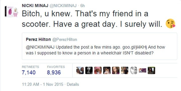 nicki tweet